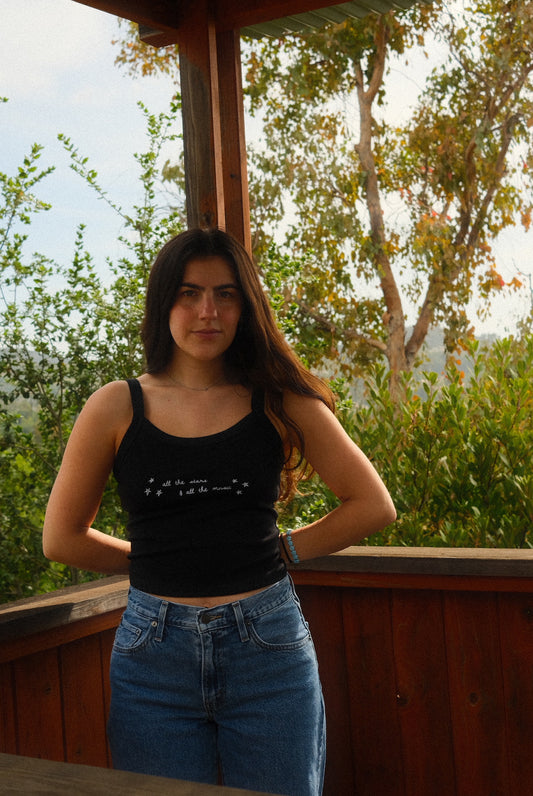 all the stars & all the music tank top