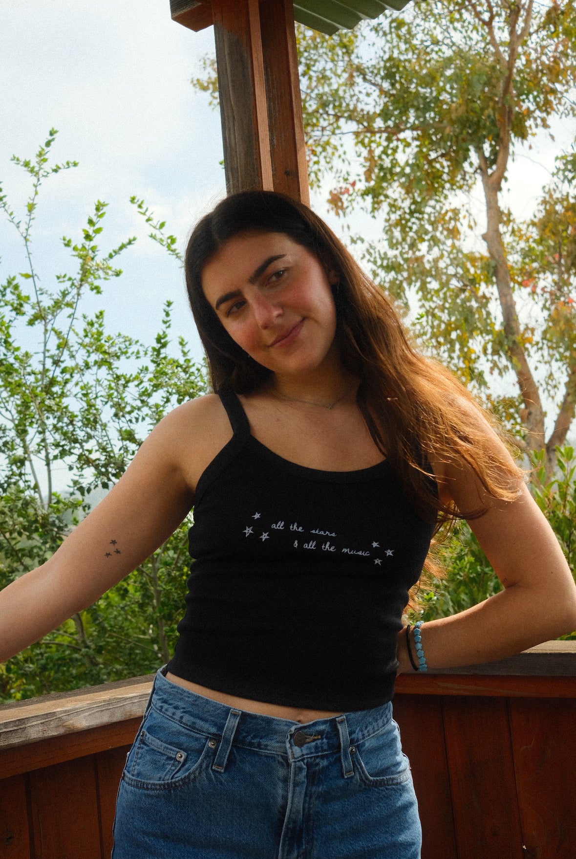 all the stars & all the music tank top