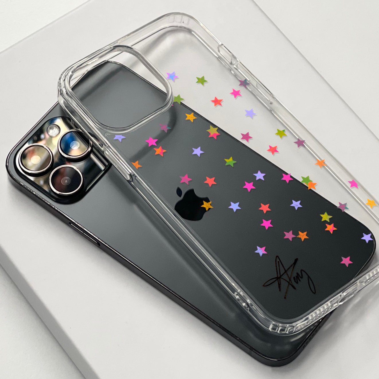 Avery star confetti phone case