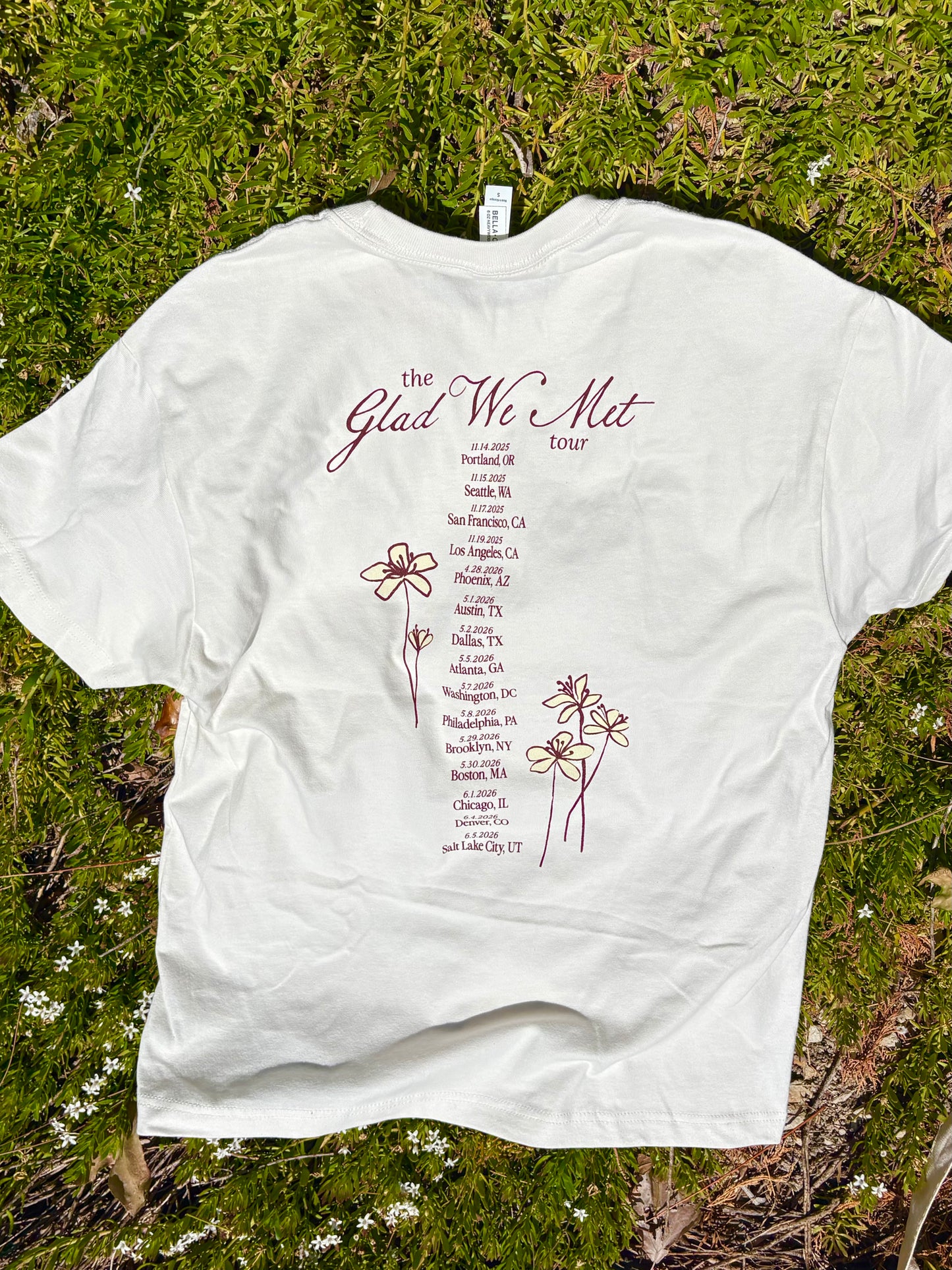 Glad We Met Tour Tee