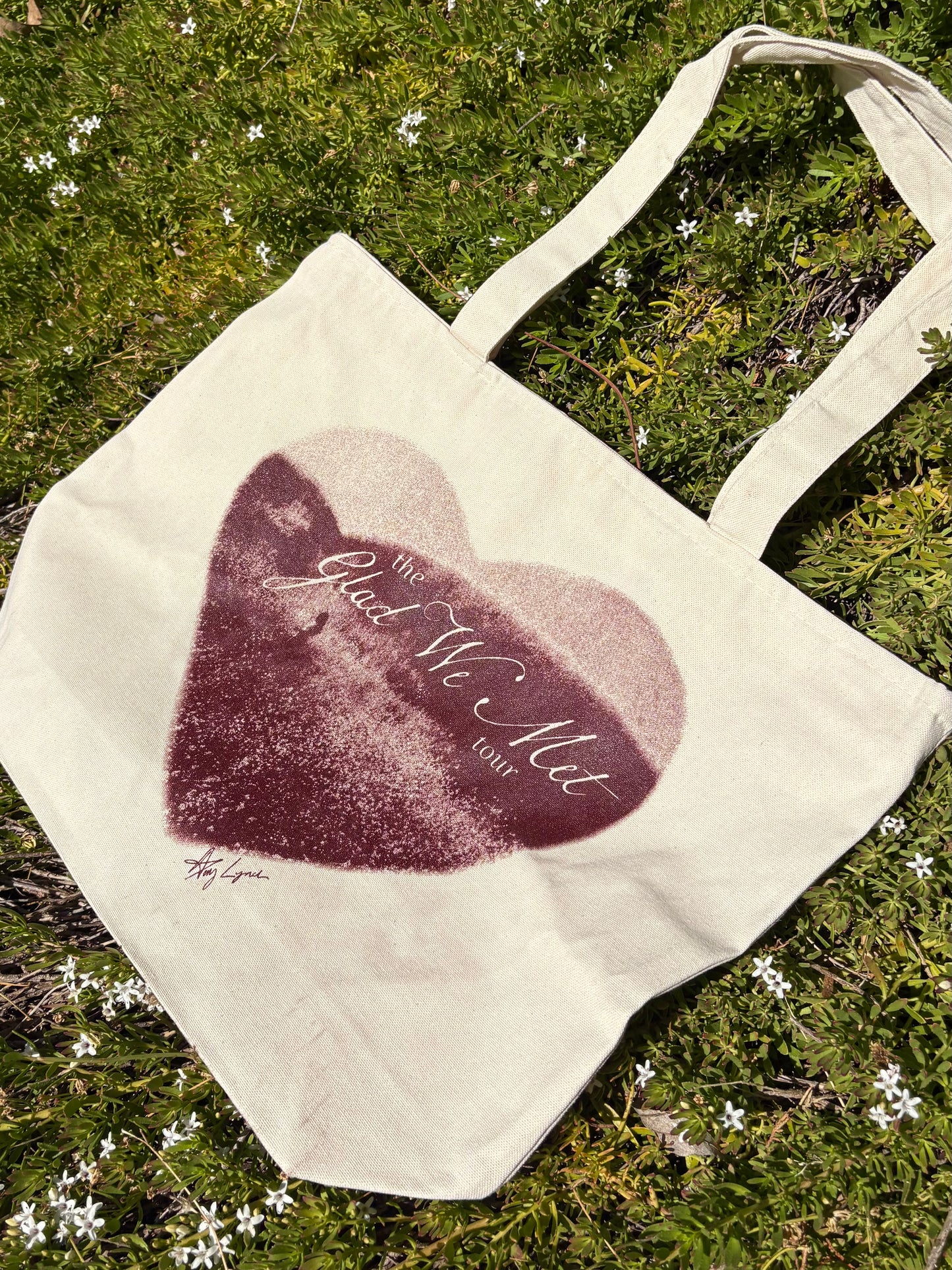 Glad We Met Tour tote bag