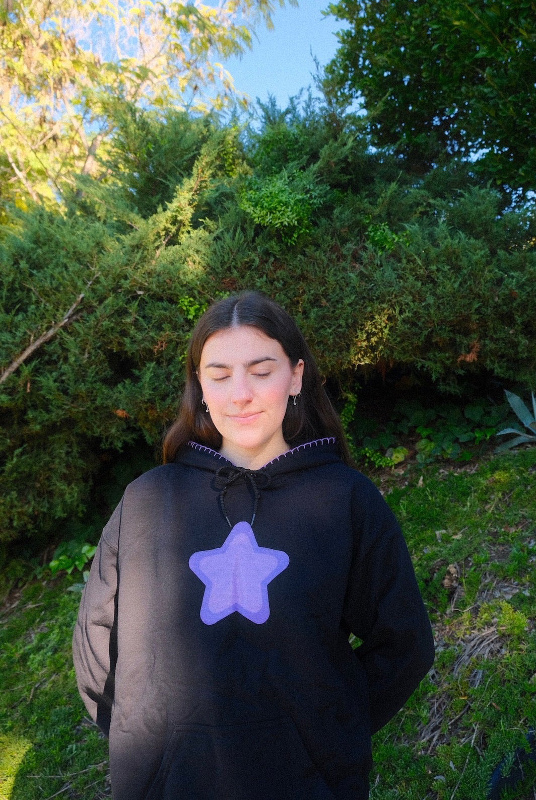 Embroidered Star Hoodie