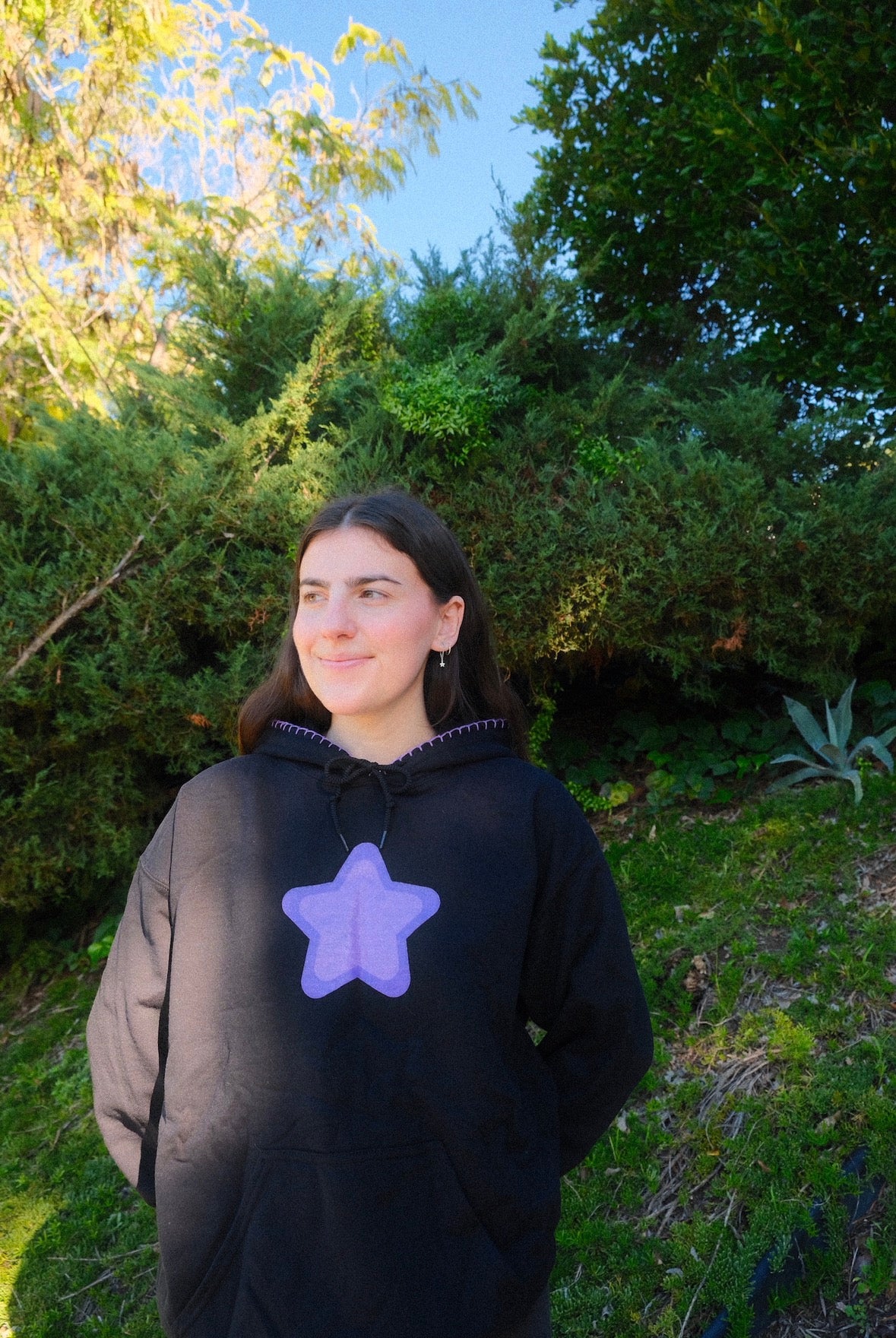 Embroidered Star Hoodie